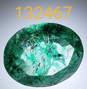 Emerald  Valuation Report 132467, 6.65 cts.