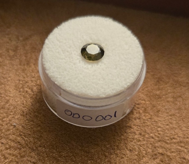 Demantoid Garnet Valuation Report 157926, 1.08 cts.