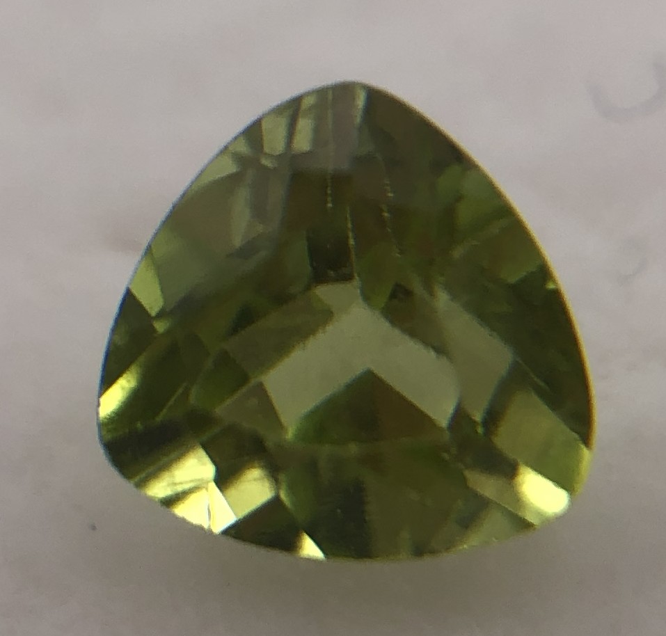 Peridot Valuation Report 157802, 0.80 cts.