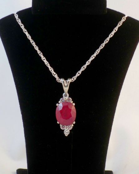 Ruby  Valuation Report 119858, 9.65 cts.