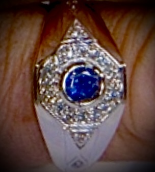 Benitoite  Valuation Report 154698, 0.30 cts.