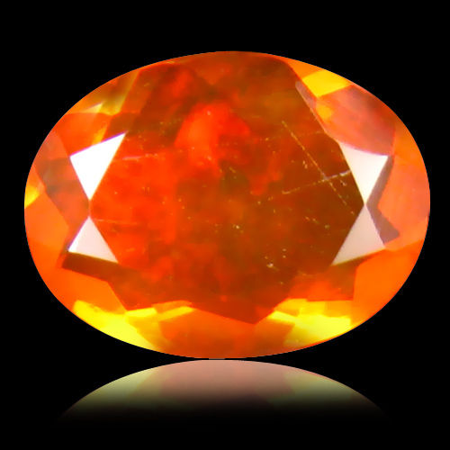 Fire Opal  Valuation Report 86697, 0.82 cts.