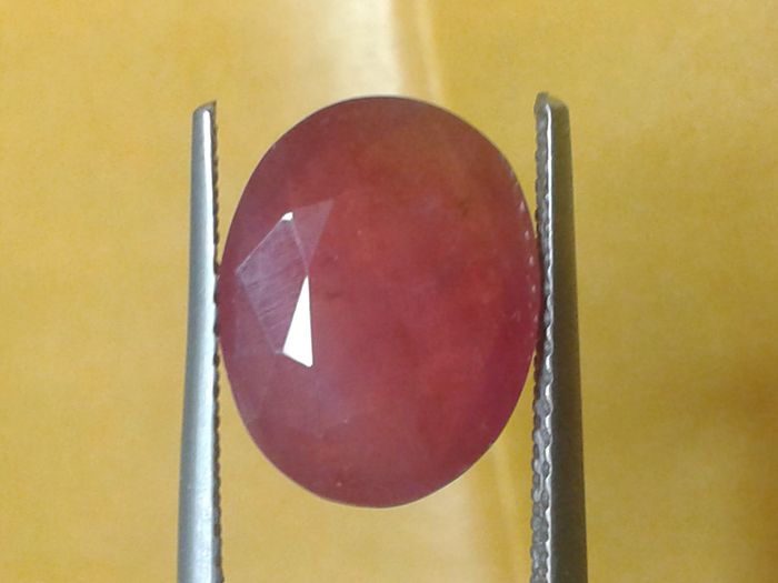 Ruby  Valuation Report 89047, 5.94 cts.