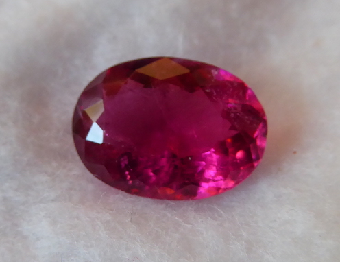 Tourmaline Rubellite  Valuation Report 106672, 4.80 cts.