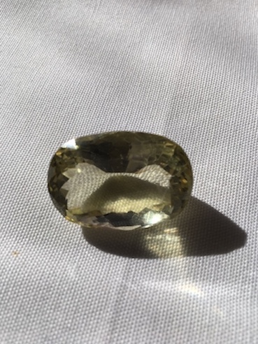 Citrine Valuation Report 106525, 46.70 cts.