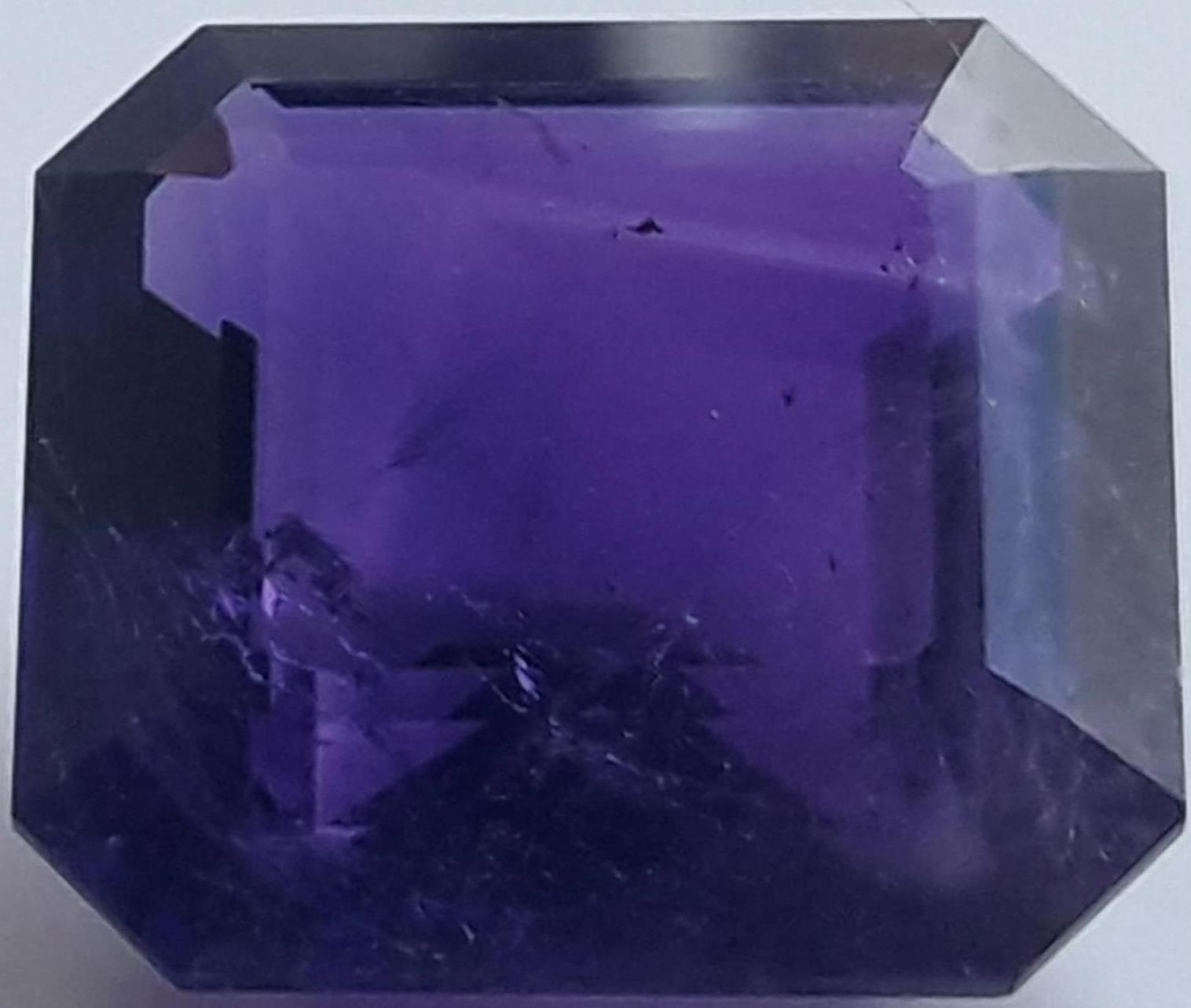 Amethyst  Valuation Report 123609, 10.70 cts.
