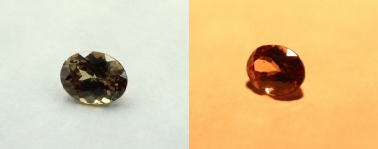 Garnet Color Change  Valuation Report 107440, 1.68 cts.