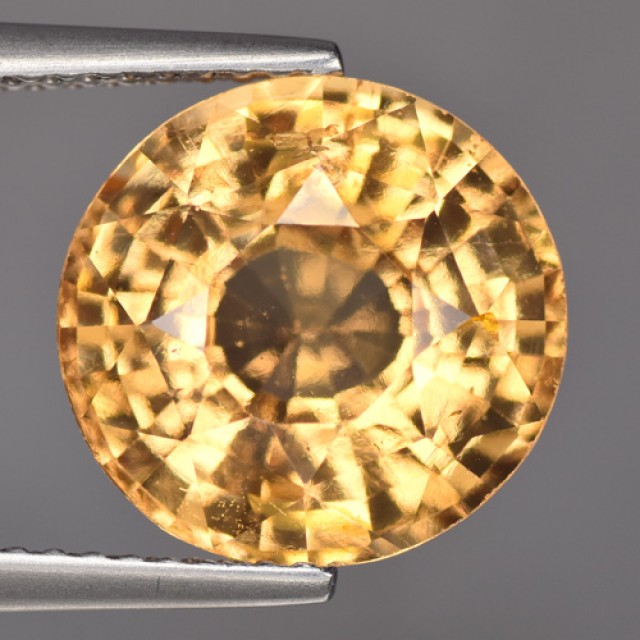 Hessonite Garnet  Valuation Report 107693, 5.87 cts.