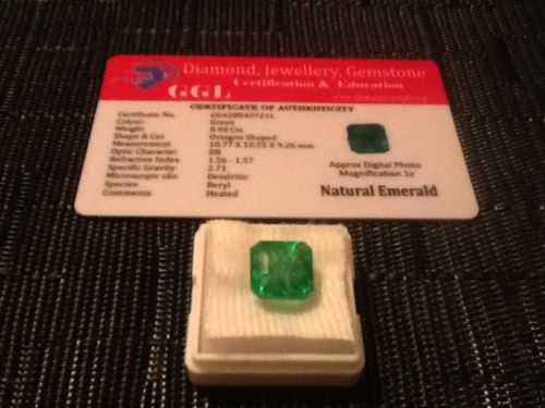 Emerald  Valuation Report 103286, 8.40 cts.