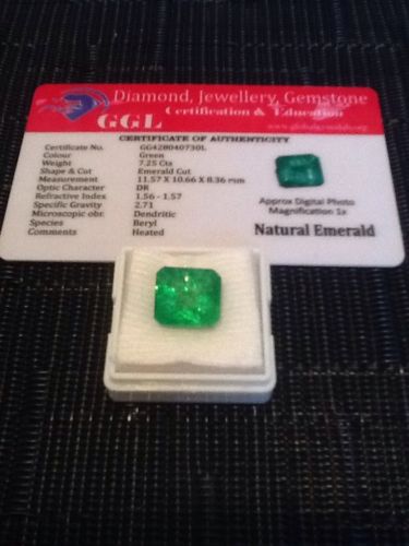 Emerald  Valuation Report 103285, 7.25 cts.