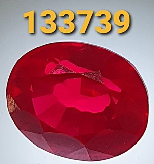 Ruby  Valuation Report 133739, 7.70 cts.