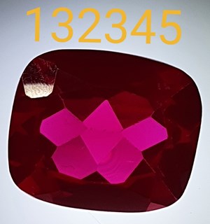 Ruby  Valuation Report 132345, 6.70 cts.