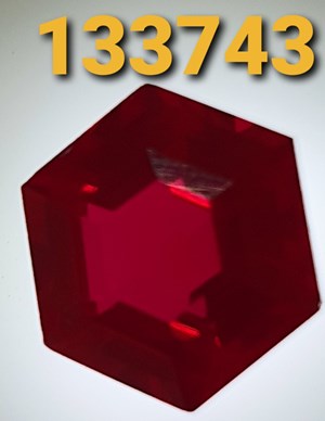 Ruby  Valuation Report 133743, 7.70 cts.
