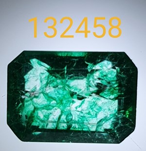 Emerald  Valuation Report 132458, 5.85 cts.