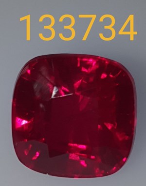 Ruby  Valuation Report 133734, 9.80 cts.
