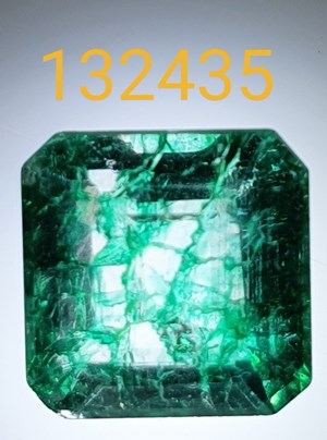 Emerald  Valuation Report 132435, 5.90 cts.