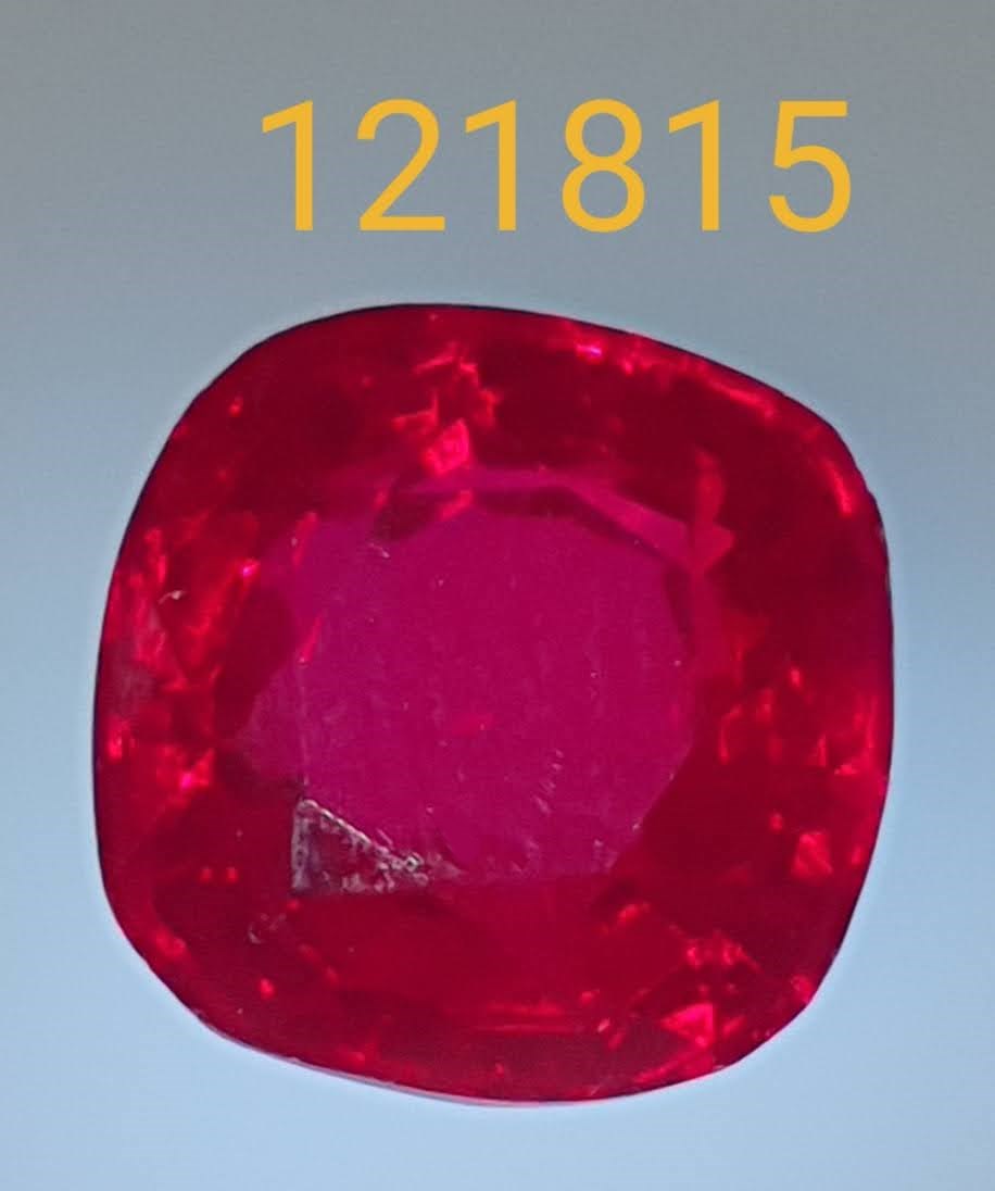 Ruby  Valuation Report 121815, 7.90 cts.