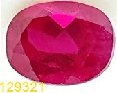 Ruby  Valuation Report 129321, 4.55 cts.