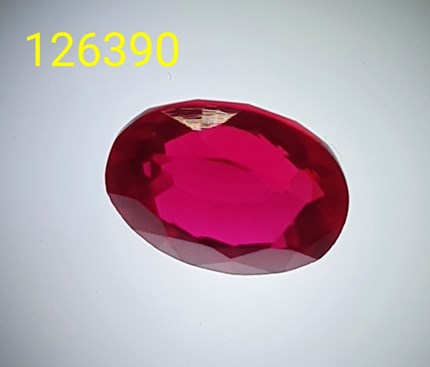 Ruby  Valuation Report 126390, 5.85 cts.