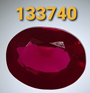 Ruby  Valuation Report 133740, 7.70 cts.