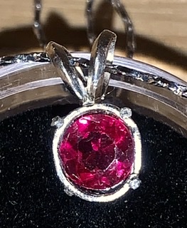 Ruby  Valuation Report 129536, 1.25 cts.