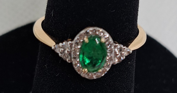 Emerald  Valuation Report 142185, 0.38 cts.